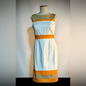 Sophisticated color block dress
